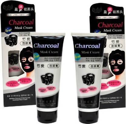 आयुर्वेदिक चारकोल charcoal Anti-Blackhead Face Mask cream - 130g