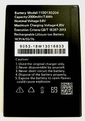 Door Of Fashion Mobile Battery For  Videocon Videocon Graphite V451720