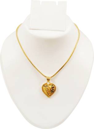 Jewar Mandi Jewar Mnadi Pendant One Gram Gold Plated Handmade Meena Work Beautiful Jewelry for Women & Girls Gold-plated Brass Pendant