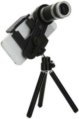blue seed Premium Quality 8X Optical Zoom Universal Telescope Mobile Camera Lens Kit with Tripod & Adjustable Holder for All Android and iOS Mobile, Extend the potential of cellphone camera with our 8X Optical Zoom Telescope Camera Lens with Universal Holder & Tripod, adjustable focal length and 8X optical zooming, it mounts directly to the cellphone for magnification. Mobile Phone Telescope Camera Lens with Tripod, Phone Clamp Mobile Phone Lens Universal 8x Zoom Telescope Camera Lens +Mobile Phone Mount Tripod Stand Holder Compatible with all Smartphones Tripod