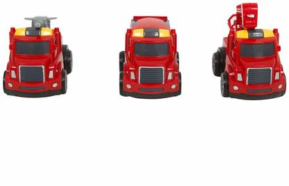 baybee Unbreakable Fire Truck Toy Set/Friction Powered Fire Truck Toys for Kids/Childrens Toys Fire Ladder Truck - Fire Engine Toys for Toddler Boys 3 Years Old