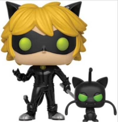 Funko Cat Noir With Plagg Miraculous Pop