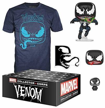 Funko Marvel Collector Corps, Subscription Box, Venom Theme, September, Large TShirt Size, Multicolor