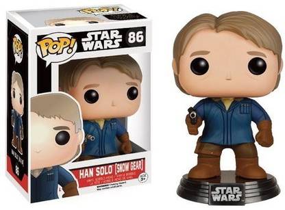 Funko Loot Crate Exclusive Pop 86 Star Wars Han Solo in Snow Gear The Force Awakens