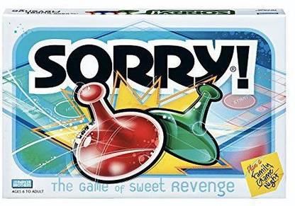 Hasbro Sorry Board Game, Game Night, Ages and up Amazon Exclusive Board Game Accessories