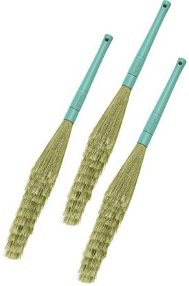 AJISHA (AR CLOUD 9) ZERO DUST BROOM PACK OF 3 PCS Grass Dry Broom