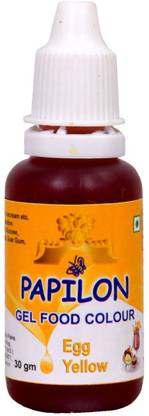PAPILON Concentrated Gel Food Colour Egg Yellow -30gm Yellow