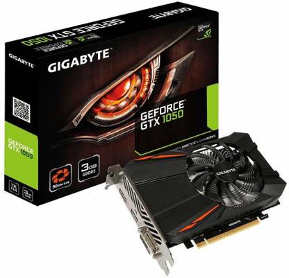 nVIDIA GTX 1050 DDR5 3 GB NVIDIA Chipset 128 bit 612 MHz Graphics Card