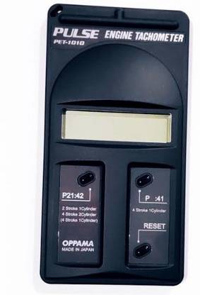 OPPAMA PET 1010 PULSE ENGINE TACHOMETER /MONITORING RPM OF 2 -STROKE 1 CYLINDER ENGINE & 4-STROKE 1 & 2 CYLINDER ENGINE. Non Contact Tachometer