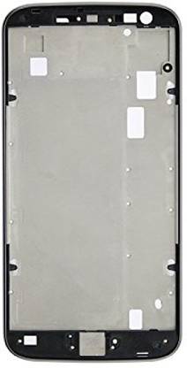 js cool Moto G4 Plus + Full Body housing faceplate with Middle Frame, Back Panel, Power Volume Buttons & Camera Lens Single Sim Black Full Panel