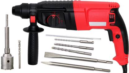 Digital Craft Electric 26mm Hammer Concrete Drill Electric Demolition Jack Hammer Rotary Jackhammer With 50MM Concrete Hole Saw Power & Hand Tool Kit
