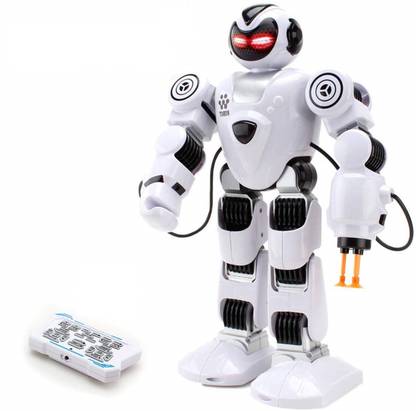 IndusBay Remote Control Robot For Kids - R/C Intelligent Programmable Robot, Interactive, Telling Story, LED Eyes, Smart Robot Kit For Childrens Entertainment