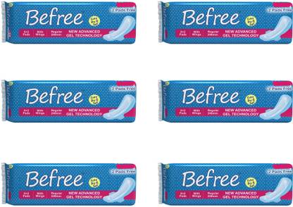Befree Combo packs of 60 Pads - Regular | With Wings Sanitary Pad