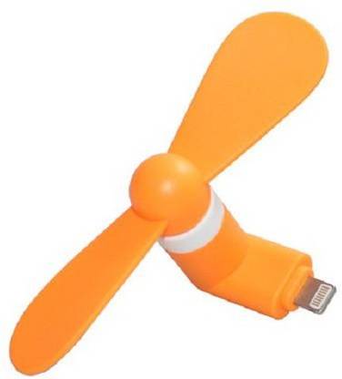 kiros Apple V8 Fan-01 Apple iPhone OTG Mini USB Cooling Portable Fan (Multicolor) USB Fan, Rechargeable Fan