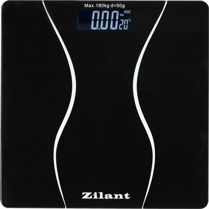 Zilant 6 Mm Automatic Personal Digital Weight Machine With Large Lcd Display And 4 Sensor Technology For Accurate Weight Measurement Black Weighing Scale Price In India Buy Zilant 6 Mm Automatic