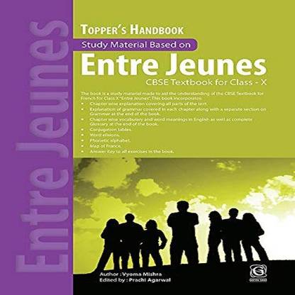 Topper's Handbook Study Material Based on Entre Jeunes CBSE Textbook For class-X (German) Paperback