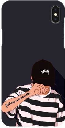 NDCOM Back Cover for Apple iPhone 9 Positive Attitude Boy Printed