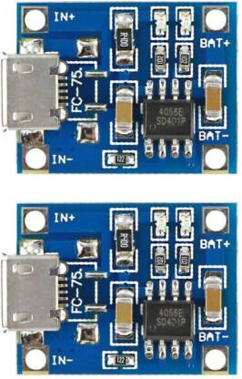 REES52 2pcs Lithium Battery Charger PCB Board with Protection Module Micro Controller Board Electronic Hobby Kit