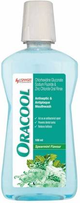Oracool Antiseptic & Antiplaque MouthWash - Spearmint