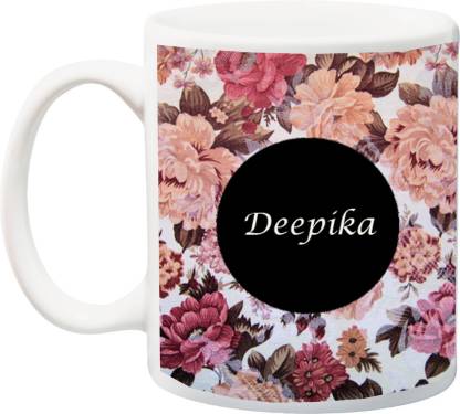 Anzriyaa Girls Name-Deepika Ceramic Coffee Mug