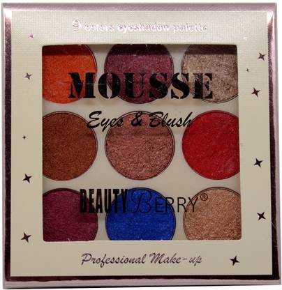 Beauty Berry Professional Mousse Eyes & Blush Palette