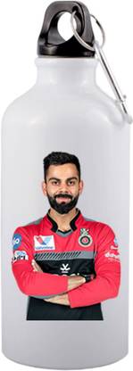 COLOR YARD best virat kohli with RCB uniform design on white 600 ml Sipper