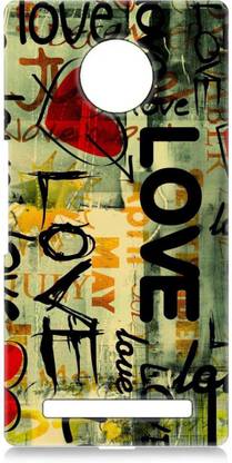 Smutty Back Cover for Yu Yuphoria - Love Graffiti Print
