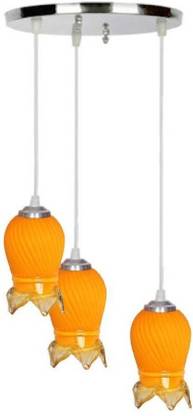 AFAST Pandans Hanging Ceiling Light Of Stylish Colorful & Decorative Three Glass Shade Lamp-DR29 Pendants Ceiling Lamp