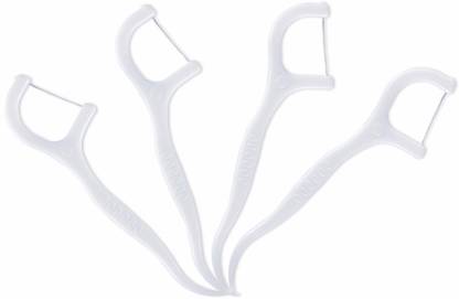 PE Dental Floss Teeth Stick Toothpicks Oral Brush Cleaning Flosser thread Floss 2 in 1