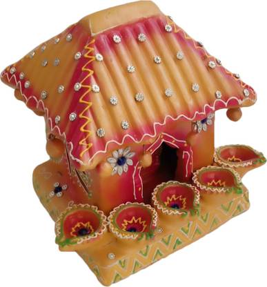 Creative Art Decorative Hatri Diya Small For Diwali Terracotta Table Diya Set