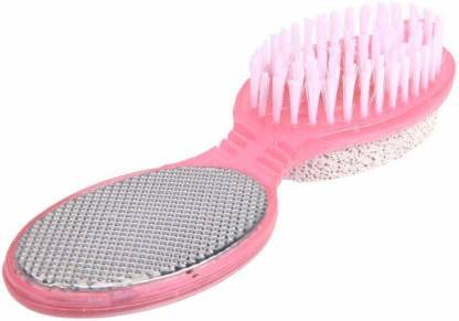 Elecsera 4 in 1 Pedicure Brush Set Cleanse Scrub Buff Foot Scrubber Nail Emery File