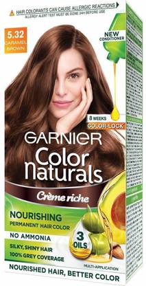 GARNIER Color Naturals, Shade 5.32, Caramel Brown 70ml+60g , Shade 5.32