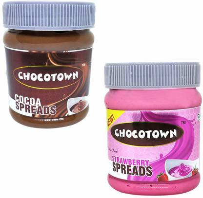 CHOCOTOWN Choco Nutri Chocolate Spreads - Cocoa Spreads & Strawberry Spreads