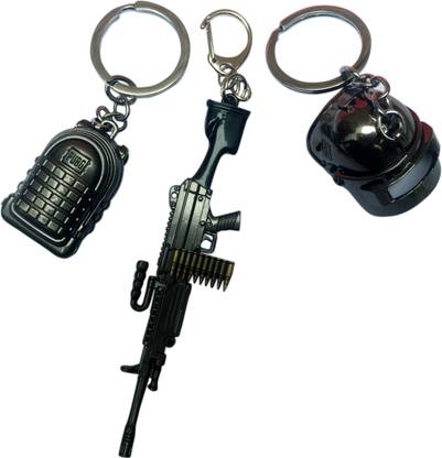 BLUE PUBG key chain set( Premium Quality) Key Chain