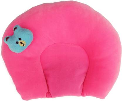 MOM & SON Cotton, Mustard Seeds Baby Pillow Pack of 1 Soft U Shape Neck support