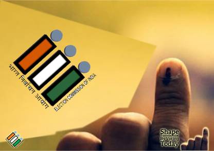 Election Vote-Go Vote Compalsury A4 Poster (Pack of 2) on Art Paper for Vote Election Campaign Fine Art Print