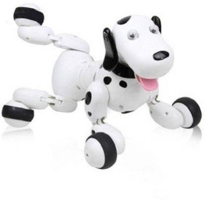 Tiny Tales REALISTIC Remote Control 72 in 1 Smart Dog Toy  (Windy White)