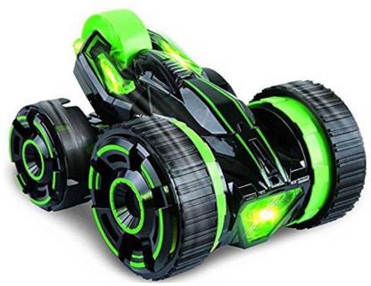 Tiny Tales MKB 5 Round stunt car with LED and 360 spins double side car toys for 4+ kids