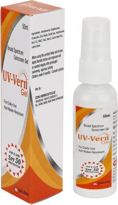 उव-वर्न SUNSCREEN GEL SPF 50 UVA & UVB PROTECTION SPF - 50