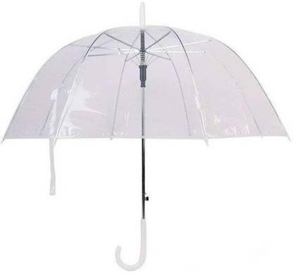 M2 LOOK 1-Fold Transparent Umbrella, Water Proof | Rain, Sun & UV Rays Protection Umbrella for Men and Women Umbrella