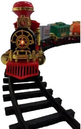 BabyBliss Real Effect ChuChu Train with Light, Sound, Smoke, Big Track for Kids ( multicolor )