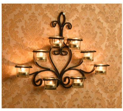 ZINCOPP 8 Cup Iron 8 - Cup Tealight Holder