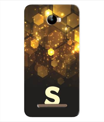 XPRINT Back Cover for Intex Staari 11 - Alphabet S