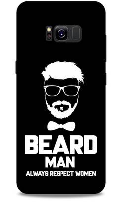 VICTORY FLAG Back Cover for SAMSUNG GALAXY S8 PLUS SM-G955F (Beard man always respect woman ) Cool Quotes Printed