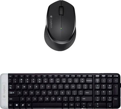 Logitech Multimedia Keyboard (English)-K230-Black-Wireless Mouse-M275_Black Combo Set