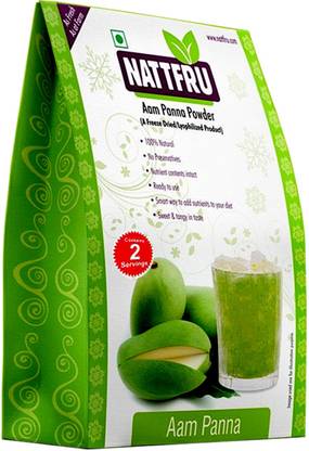 Nattfru Aam Panna Juice Powder 100% Natural, Pure & Freeze Dried Juice powder (Pack of 1) - 35 X 2 Servings