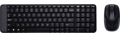 Logitech MK215 Mouse & Keyboard Combo, Compact Design Wireless Standard Laptop Keyboard Compatible with Desktop, Laptop, Mac 2.4 GHz Wireless, 5 Month Battery Life
