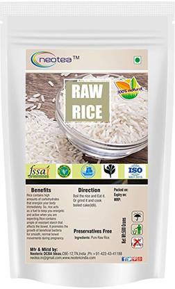 neotea  Rice or Pachai Arisi, 500g Raw Rice (Medium Grain, Raw)