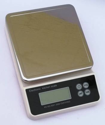 BHATNAGAR Digital 10kg x 0.5g Premium steel tray scale with highly durable matrial Weighing Scale