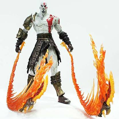 smart anime buy God Of War Kartos With Flaming Blades Of Athena Action Figure Without Box
